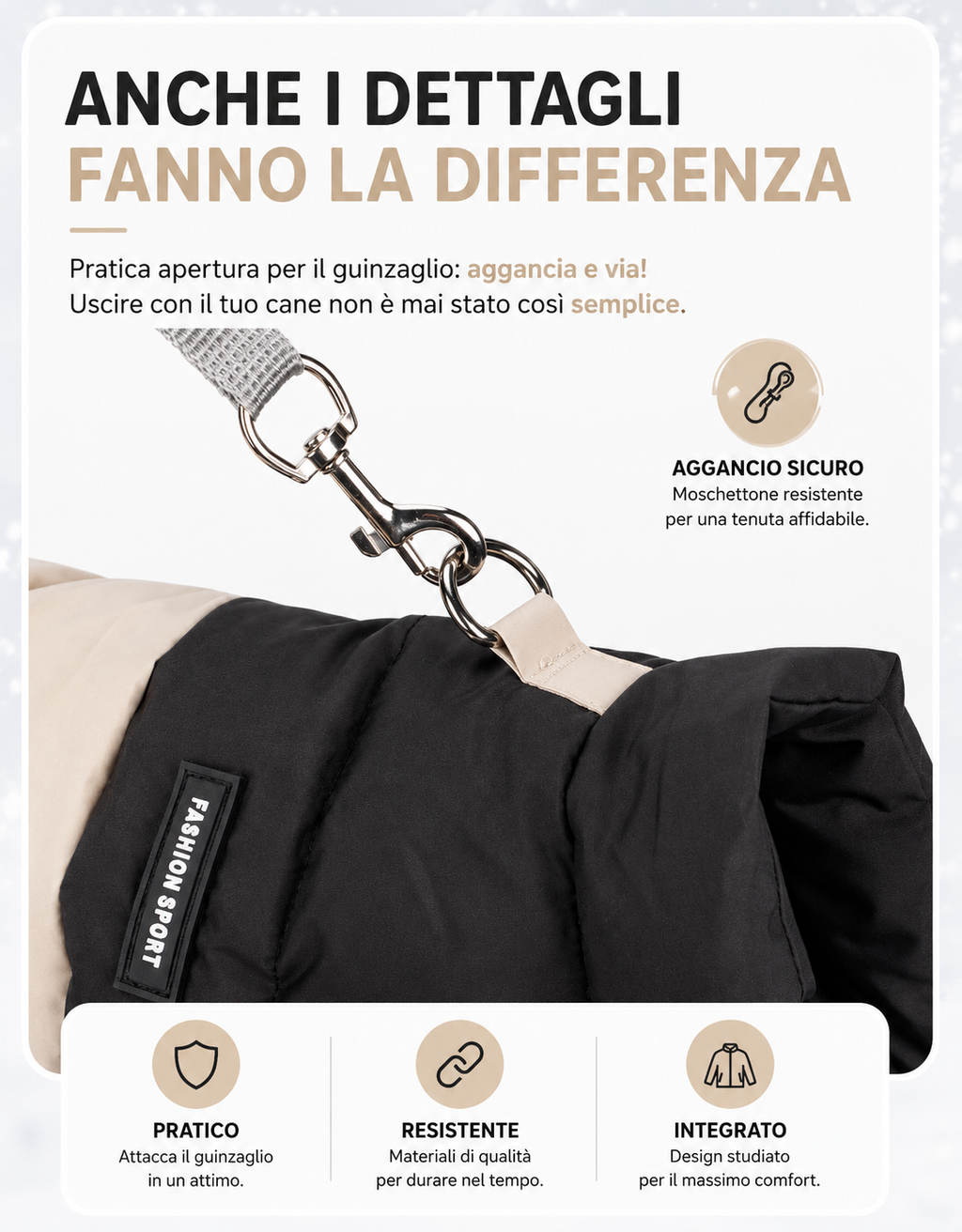 Cappottino Termico Impermeabile per Cani — Nobile